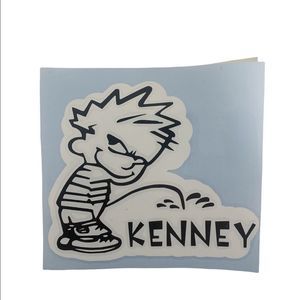 Funny Bumper Stick Kenny & Trudeau